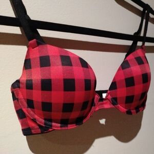 PINK Wear Everywhere Bra Plaid
